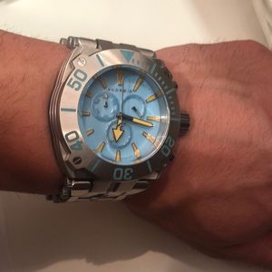 Stainless steel Android watch